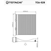 Фильтр салонный Totachi AC-903E, арт. TCA-528