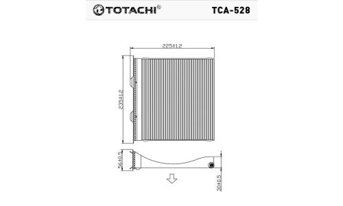 Фильтр салонный Totachi AC-903E, арт. TCA-528