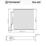 Фильтр салонный Totachi, арт. TCA-429
