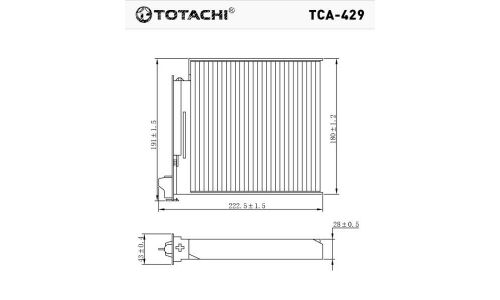 Фильтр салонный Totachi, арт. TCA-429