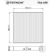 Фильтр салонный Totachi, арт. TCA-490