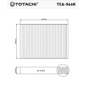 Фильтр салонный Totachi, арт. TCA-566