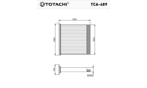 Фильтр салонный Totachi, арт. TCA-489