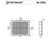 Фильтр воздушный Totachi, арт. TA-3754