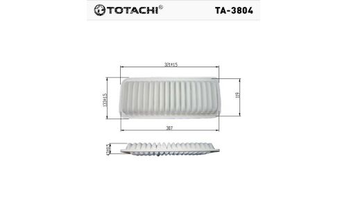 Фильтр воздушный Totachi, арт. TA-3804