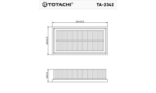 Фильтр воздушный Totachi, арт. TA-2342