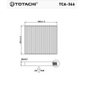 Фильтр салонный Totachi, арт. TCA-366
