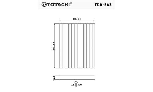 Фильтр салонный Totachi, арт. TCA-568