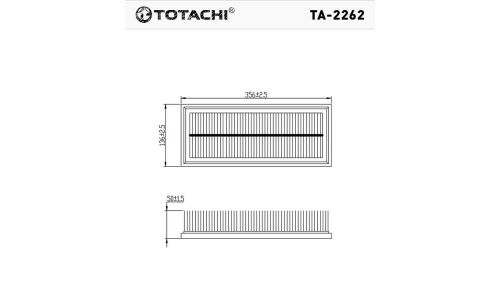 Фильтр воздушный Totachi, арт. TA-2262