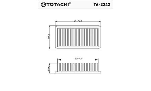 Фильтр воздушный Totachi, арт. TA-2242