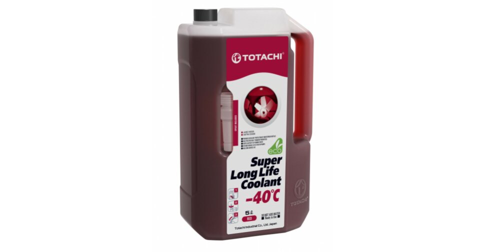 Антифриз Totachi Super Long Life Coolant Red, SLLC, красный, -40°C, 5л ...
