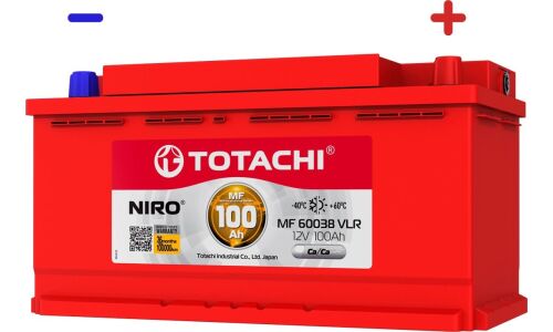 Аккумулятор Totachi Niro MF 60038 VLR L5(H8) L, 100Ач, CCA 940А, обслуживаемый, арт. 90200