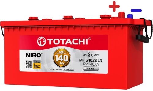 Аккумулятор Totachi Niro MF 64028 LR D4 L, 140Ач, CCA 1045А, обслуживаемый, арт. 90014