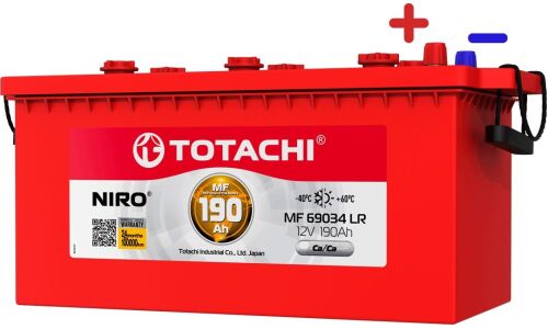 Аккумулятор Totachi Niro MF 69034 LR D5L, 190Ач, CCA 1500А, необслуживаемый, арт. 90019