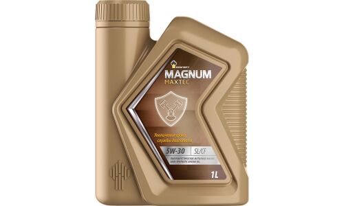 Масло моторное Роснефть Magnum Maxtec 5w30, полусинтетическое, API SL/CF, универсальное, 1л, арт. 8690