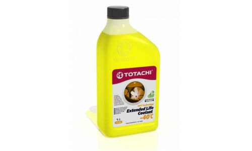 Антифриз Totachi Extented Life Coolant (ELC), OAT, жёлтый, -40°C, 1л, арт. 43701