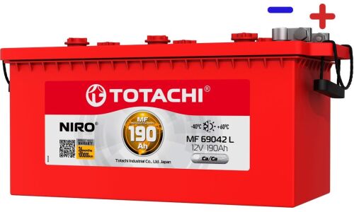 Аккумулятор Totachi Niro MF 69042 L D5R, 190Ач, CCA 1430А, обслуживаемый, арт. 90119