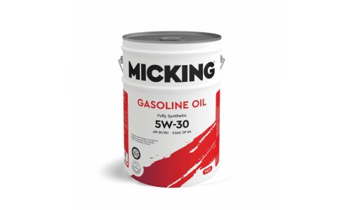 Масло моторное Micking Gasoline Oil MG1 5w30, синтетическое, API SP RC, ILSAC GF-6A, для бензинового двигателя, 20л, арт. M2129