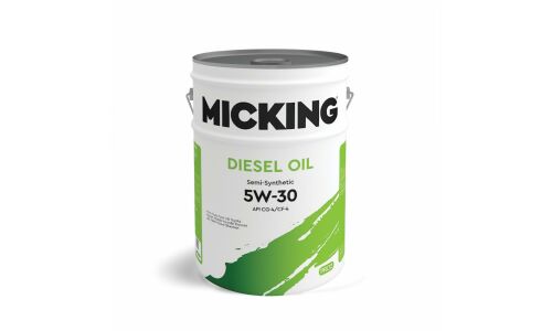 Масло моторное Micking Diesel Oil PRO2 5w30, полусинтетическое, API CG-4, для дизельного двигателя, 20л, арт. M1214