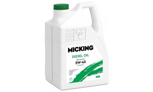 Масло моторное Micking Diesel Oil PRO1 5w40, синтетическое, API CI-4, для дизельного двигателя, 6л, арт. M1157