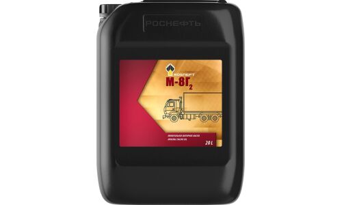 Масло моторное Роснефть М-8Г2 SAE 20, минеральное, API CC, для дизельного двигателя, 20л, арт. 12066