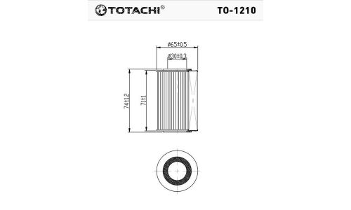 Фильтр масляный Totachi, арт. TO-1210