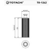 Фильтр масляный Totachi, арт. TO-1242