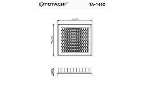 Фильтр воздушный Totachi, арт. TA-1462