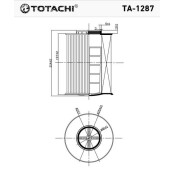 Фильтр воздушный Totachi, арт. TA-1287