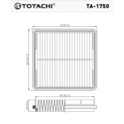 Фильтр воздушный Totachi, арт. TA-1750