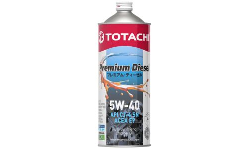 Масло моторное Totachi Premium Diesel 5w40, синтетическое, API CJ-4/SN, ACEA E9/E7, универсальное, 1л, арт. 11701
