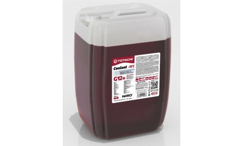 Антифриз Totachi Niro Coolant Red, G12+, красный, -50°C, 20кг, арт. 44820