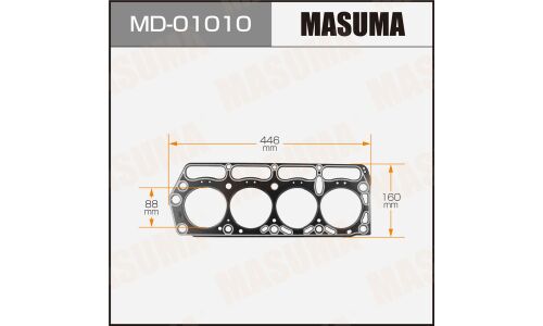 Прокладка головки блока цилиндров Masuma 2Y, 3Y (1/10)