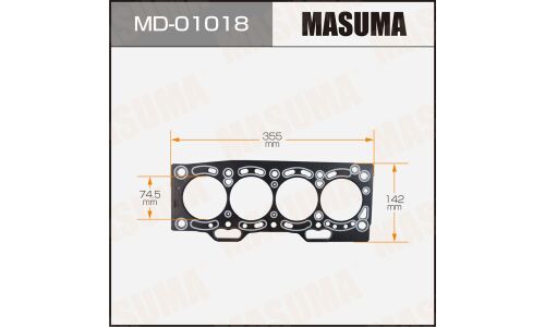 Прокладка ГБЦ Masuma, для двигателей 2E / 3E, арт. MD-01018