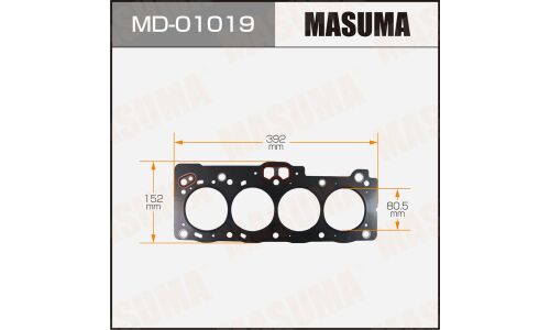 Прокладка головки блока цилиндров Masuma 5AF (1/10)