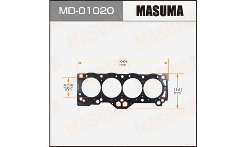 Прокладка ГБЦ Masuma, для двигателей 4A-GE, арт. MD-01020