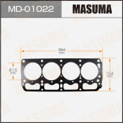 Прокладка головки блока цилиндров Masuma 7K (1/10)