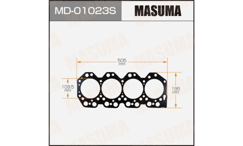 Прокладка головки блока цилиндров Masuma 15B# (1/10)