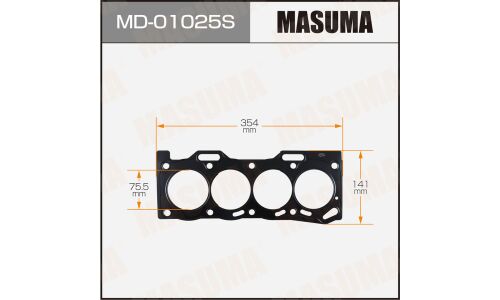 Прокладка ГБЦ Masuma, для двигателей 5E-FE, арт. MD-01025 S