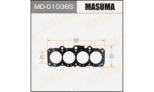 Прокладка головки блока цилиндров Masuma 3S-FE (1/10)