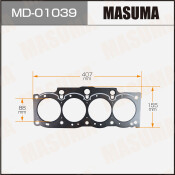 Прокладка головки блока цилиндров Masuma 5S-FE