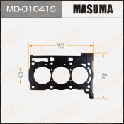 Прокладка головки блока цилиндров Masuma MD-01041S