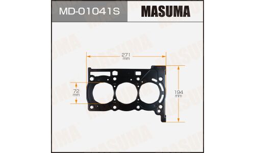 Прокладка головки блока цилиндров Masuma MD-01041S