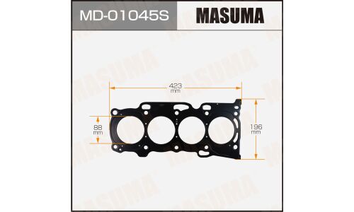 Прокладка ГБЦ Masuma, для двигателей 1AZ-FSE, арт. MD-01045S
