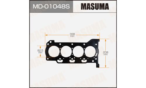 Прокладка головки блока цилиндров Masuma 1ZR-FE, 2ZR-FE, 4ZZ-FE (1/10) Толщина 1,5 мм