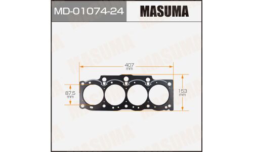 Прокладка ГБЦ Masuma, для двигателей 3S-FE, арт. MD-01074-24