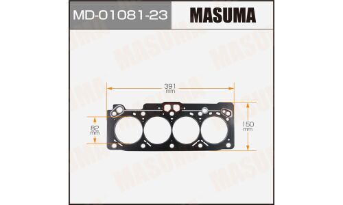 Прокладка головки блока цилиндров Masuma 4A-FE (1/10)