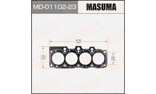 Прокладка ГБЦ Masuma, для двигателей 4S-FE / 4S-Fi, арт. MD-01102-23