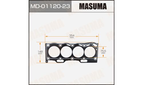 Прокладка головки блока цилиндров Masuma 4E-FE, 5E-FE (1/10)