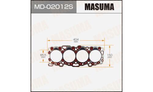 Прокладка ГБЦ Masuma, для двигателей CD20, арт. MD-02012 S